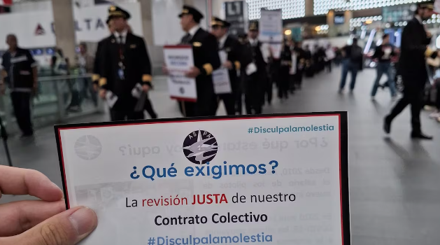 Candente el tema de la huelga en Aeroméxico