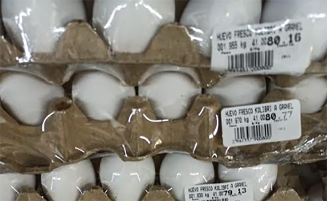 Huevo llega hasta 80 pesos en supermercados de Tehuacán