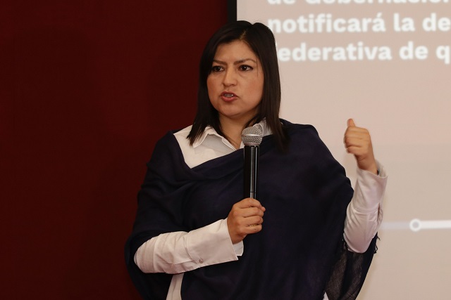 Se niega Claudia Rivera a reconocer a Susana Vidal como líder sindical