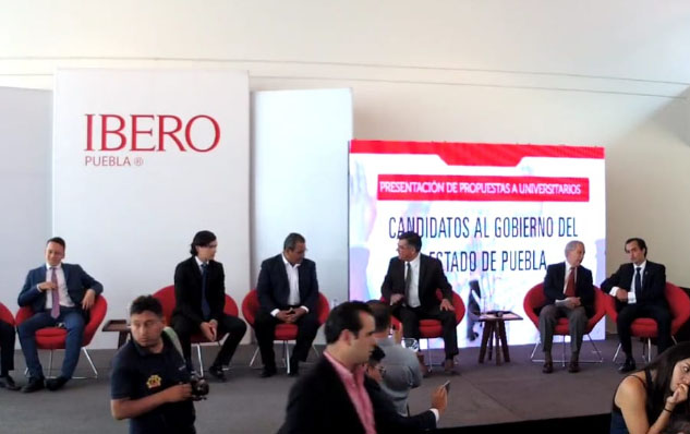 Barbosa Huerta no llega al debate de la Ibero  