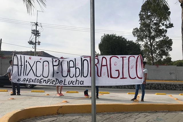 Ignoran marcha contra la inseguridad convocada en Atlixco