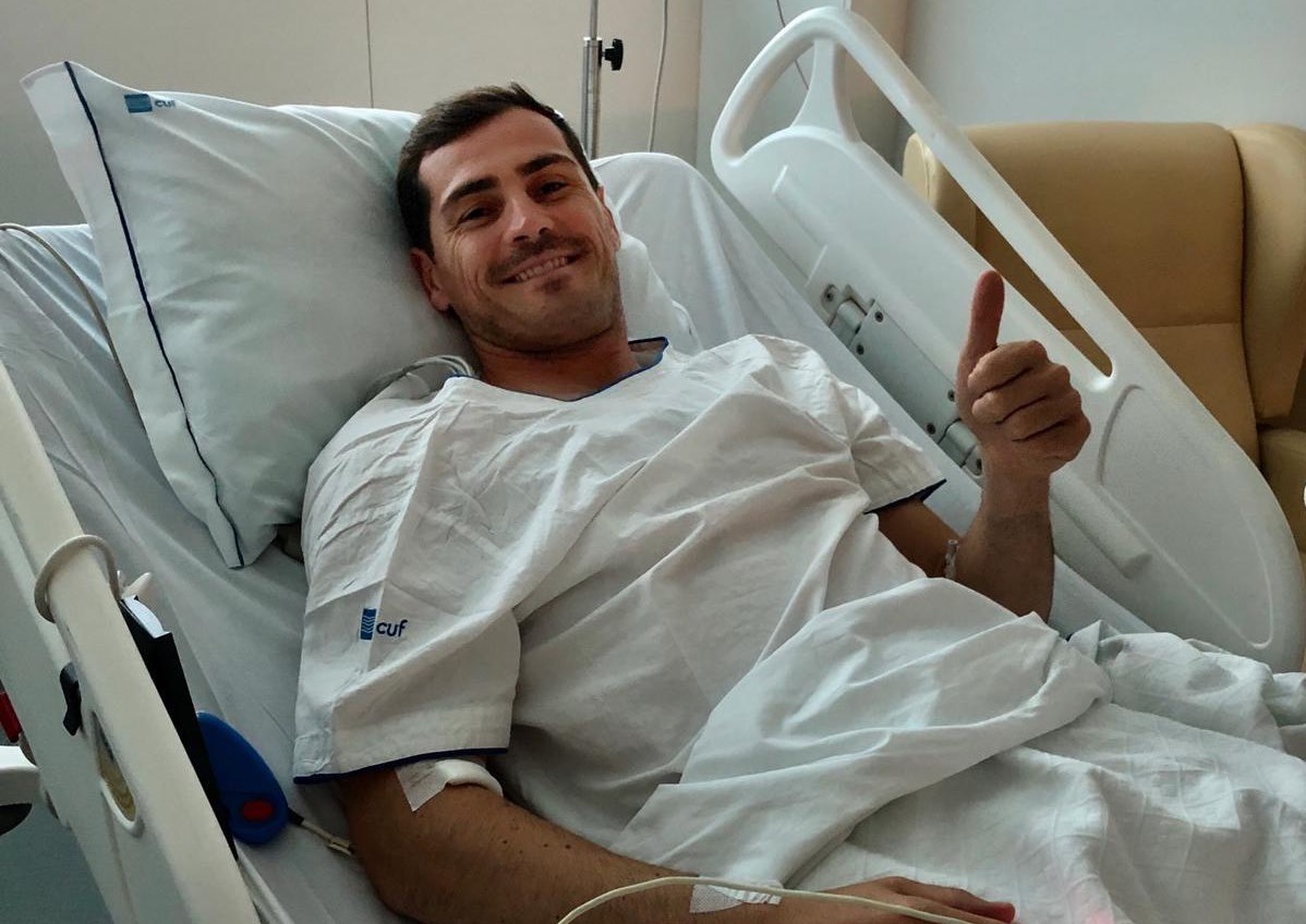 Tranquiliza Iker Casillas a fans: fue un susto pero todo controlado