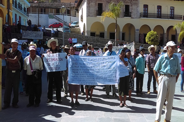 Se unen contra gasoducto Tuxpan-Tula los habitantes de Puebla e Hidalgo