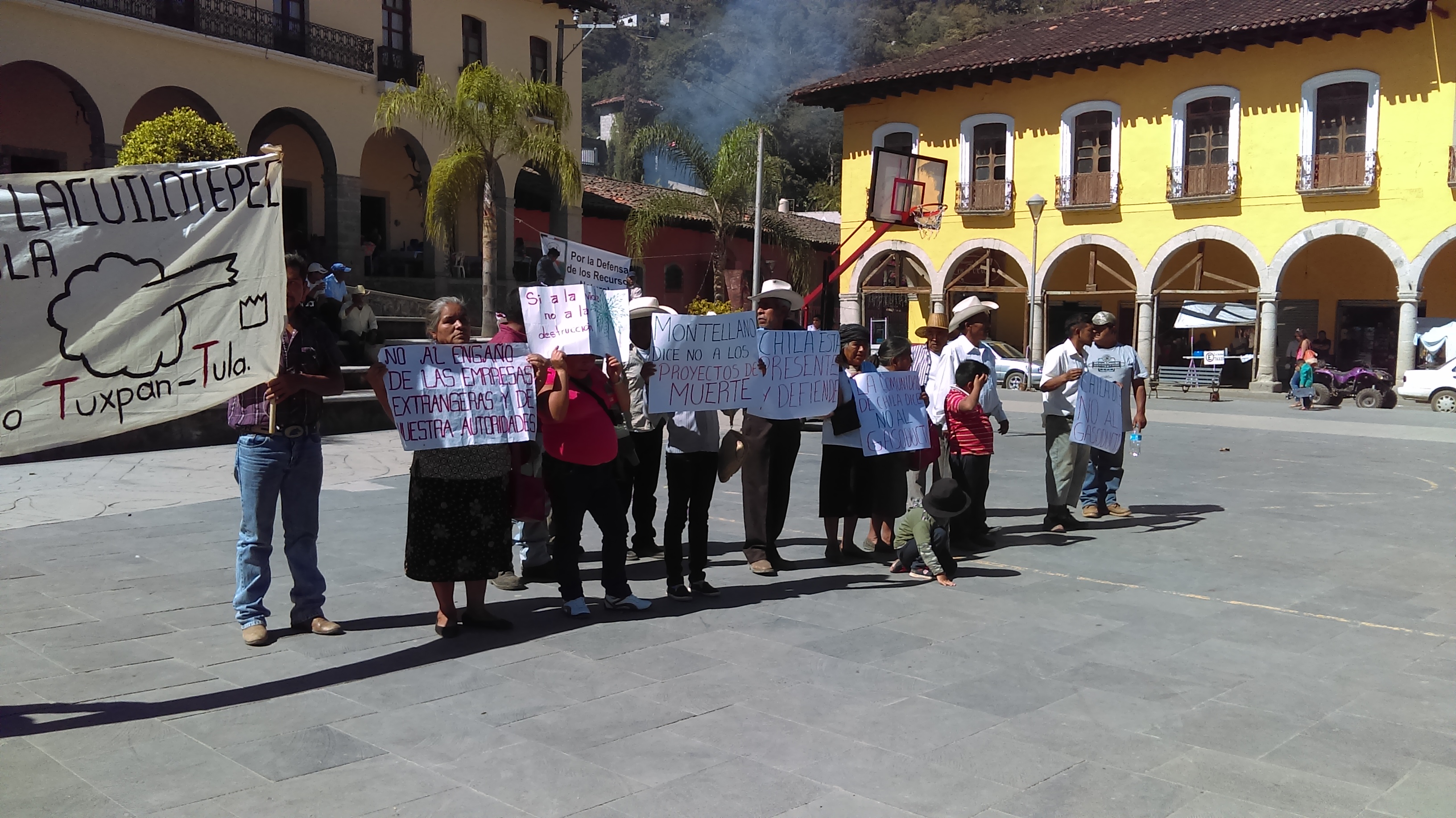 Se unen contra gasoducto Tuxpan-Tula los habitantes de Puebla e Hidalgo