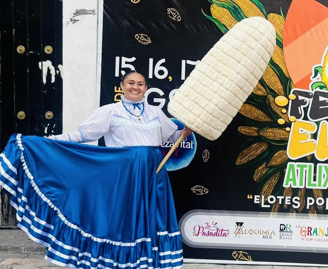 Se roban elote gigante de la feria de Atlixco