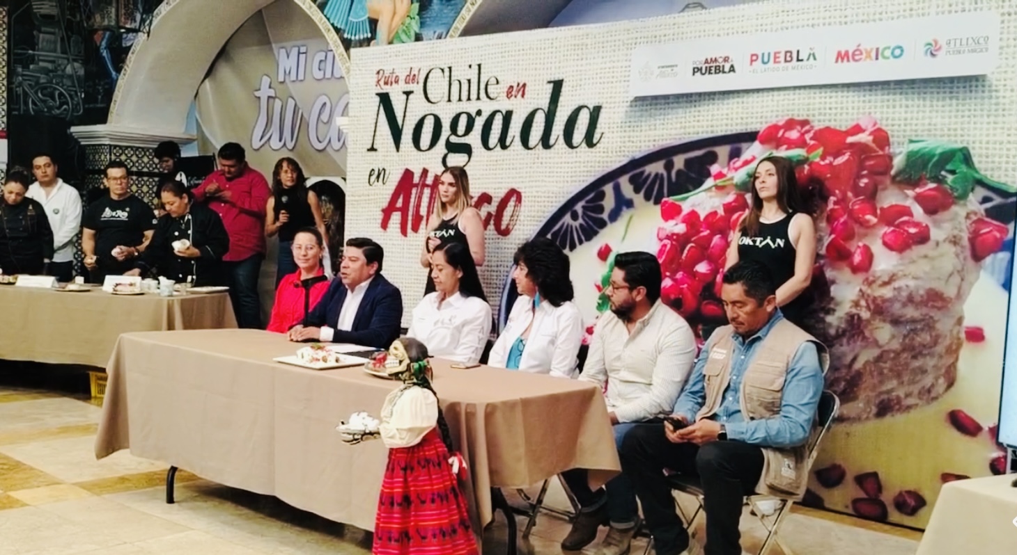 Presentan en Atlixco la ruta del Chile en Nogada 2025
