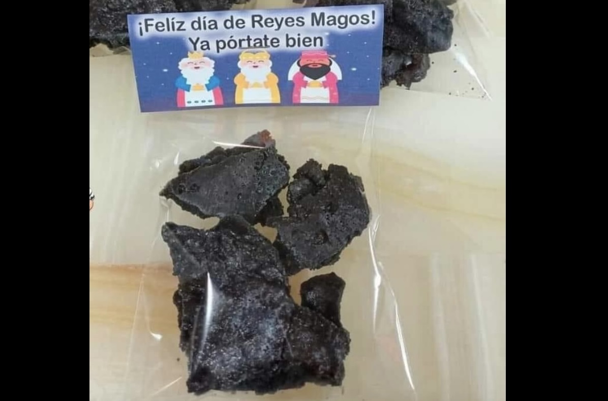 Carbón comestible para los niños mal portados en Atlixco