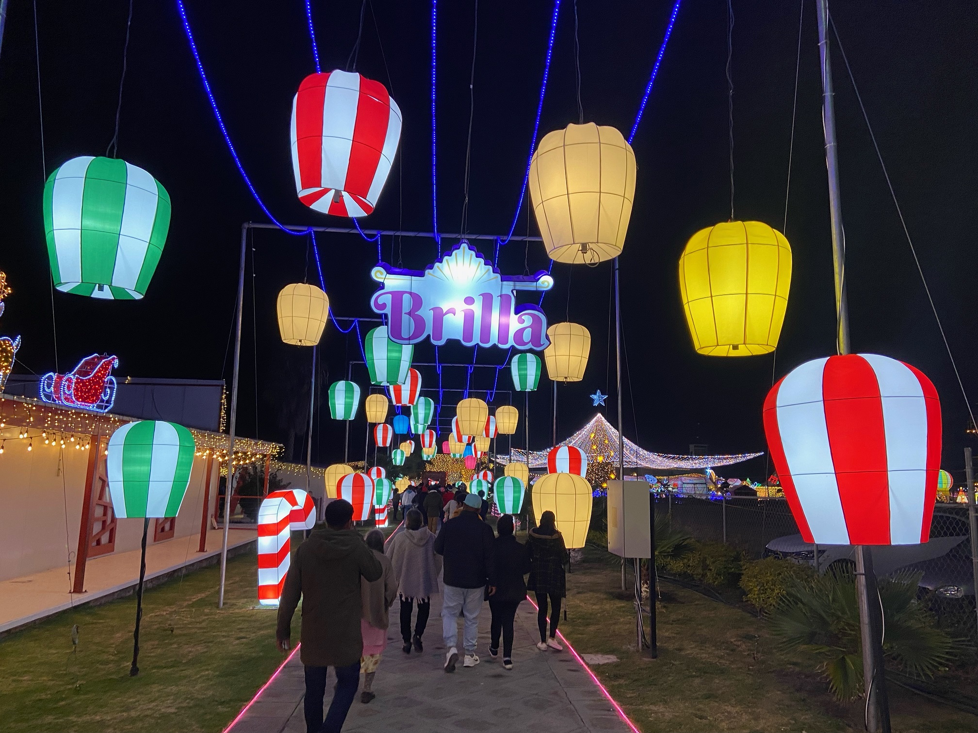 Arranca el Brilla Fest, el festival privado de luces en Atlixco