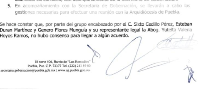 A pesar del diálogo con Segob sigue cerrada presidencia de San Pedro Benito Juárez