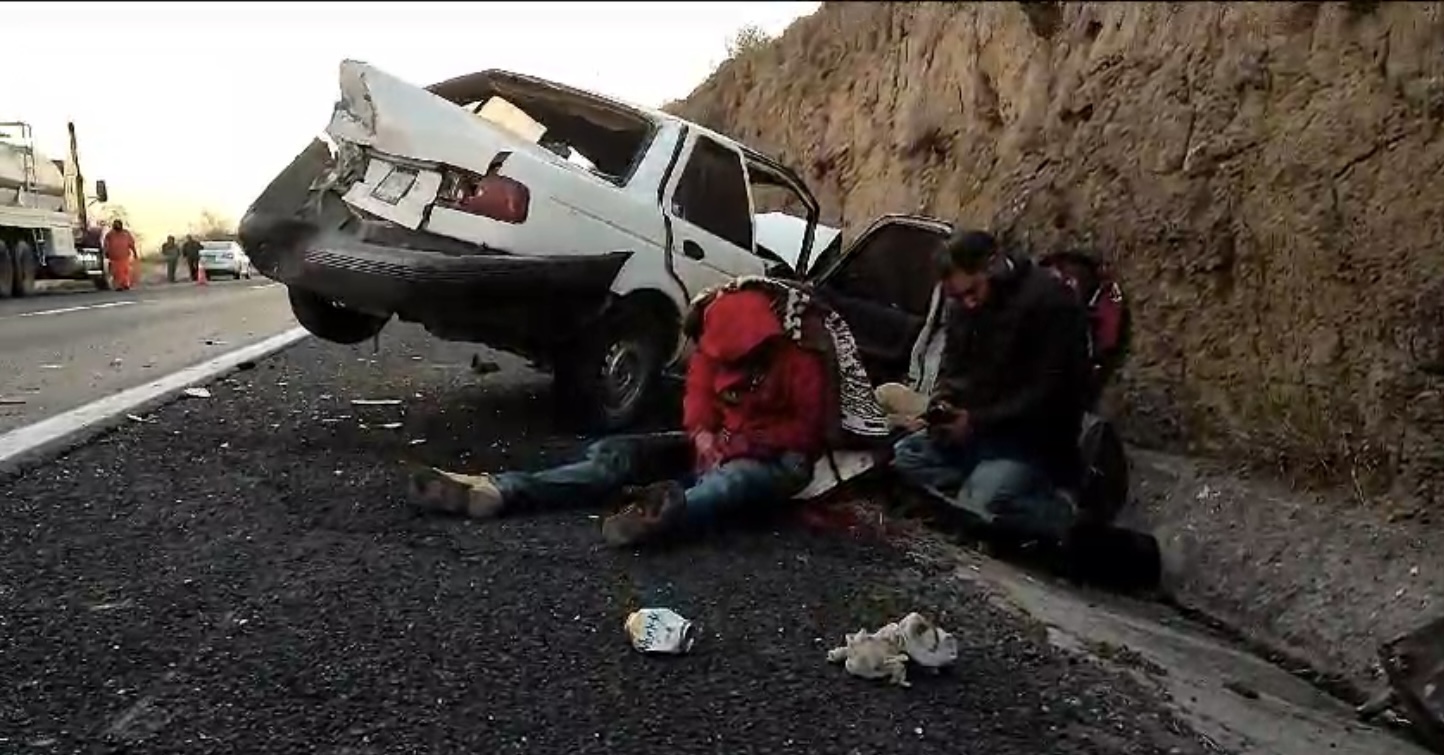 Se registra aparatoso accidente esta mañana en la vía Atlixcáyotl