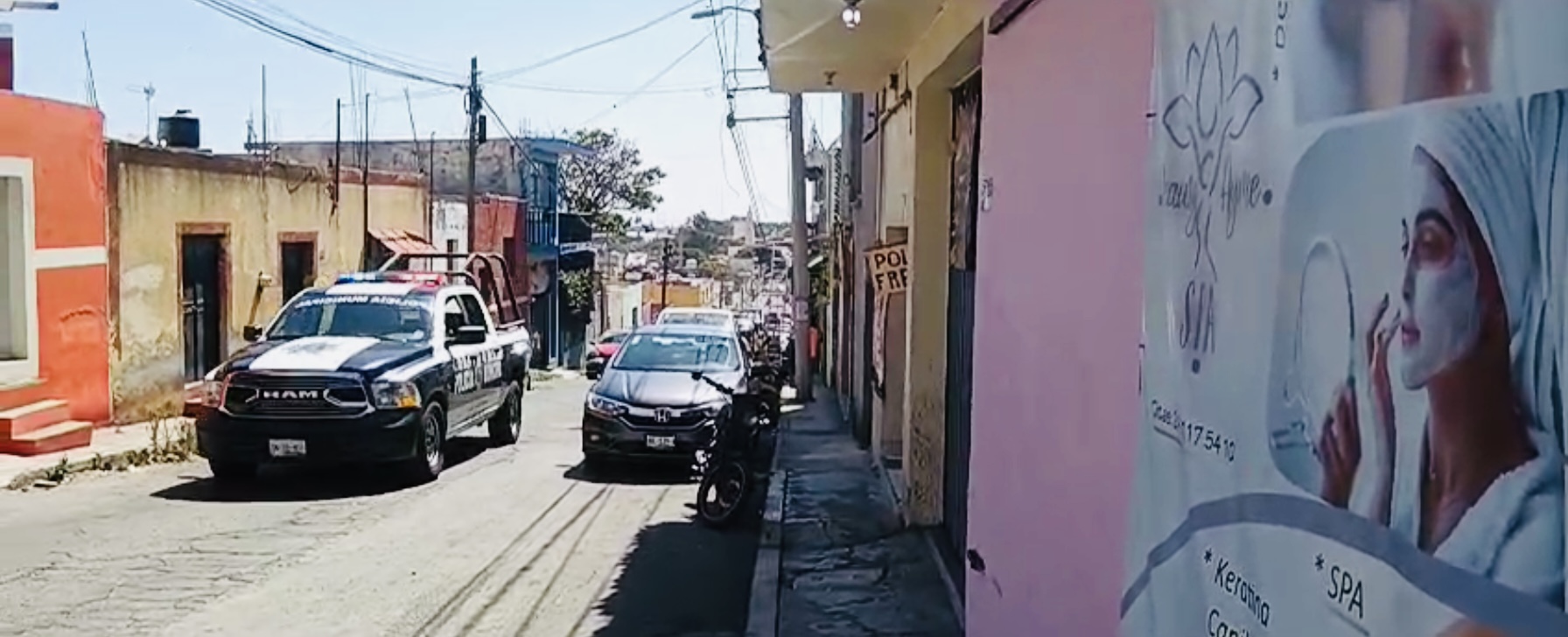 Se registra pelea entre policía de Atlixco y empleado de tienda de materiales