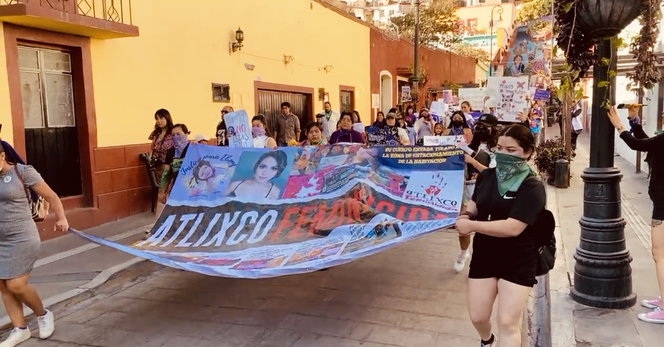 Red de feministas de Atlixco emiten pronunciamiento tras marcha del 8 de marzo