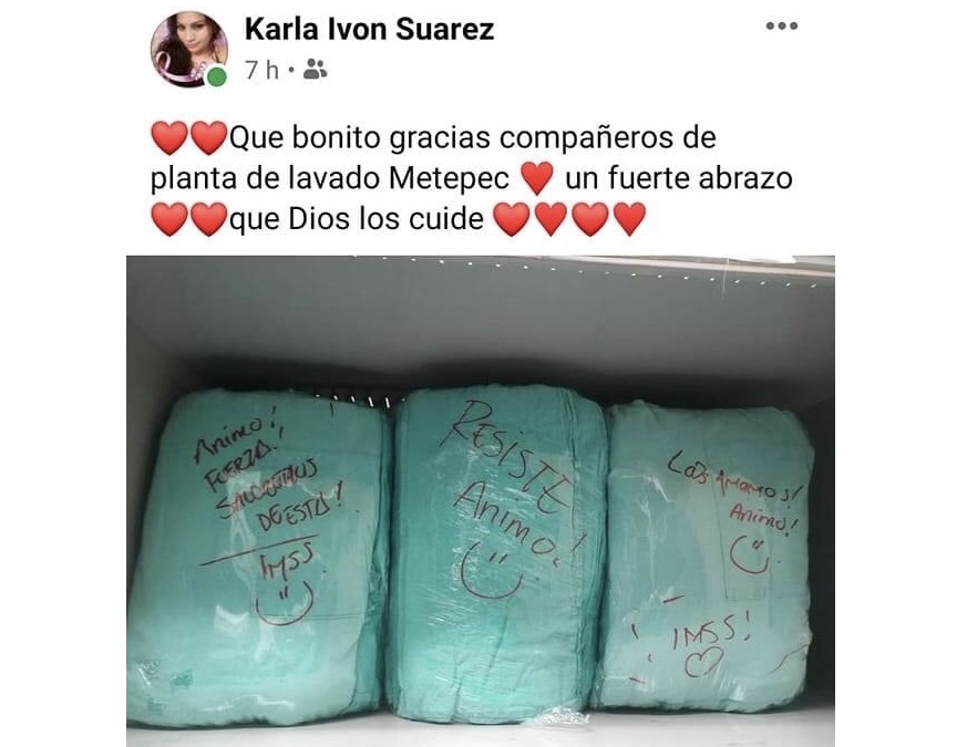 Que la fuerza esté con ustedes: así alienta DJ a personal del IMSS