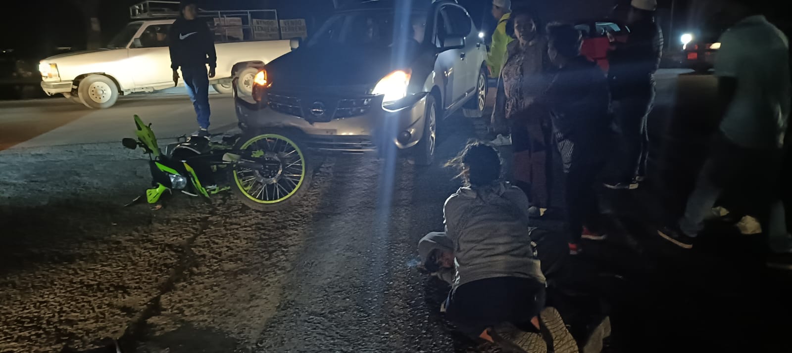 Menor de edad ebrio atropella a motociclista en Atlixco