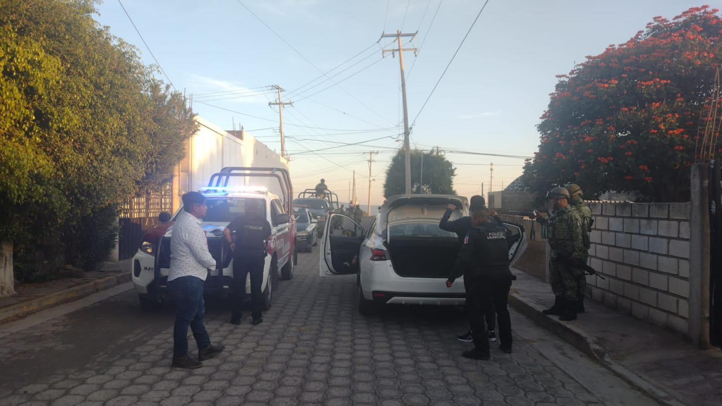 Ejército, Guardia Nacional y policía local realizan operativos en Atlixco