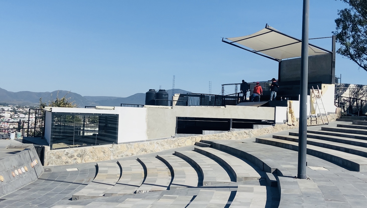 Al 70 %, obra de la ventana arqueológica en la plazuela de la danza del cerro de San Miguel 