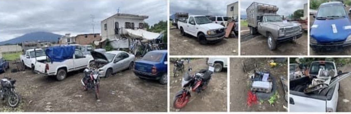 Dueños de autos decomisados en operativo de la FGE en Atlixco buscan recuperar sus unidades