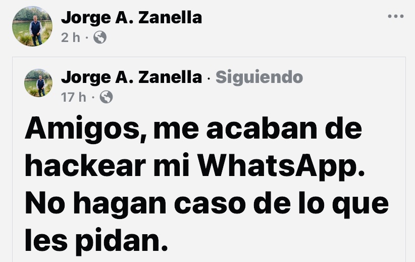 Hackean cuenta de WhatsApp de ex dirigente del PAN en Atlixco