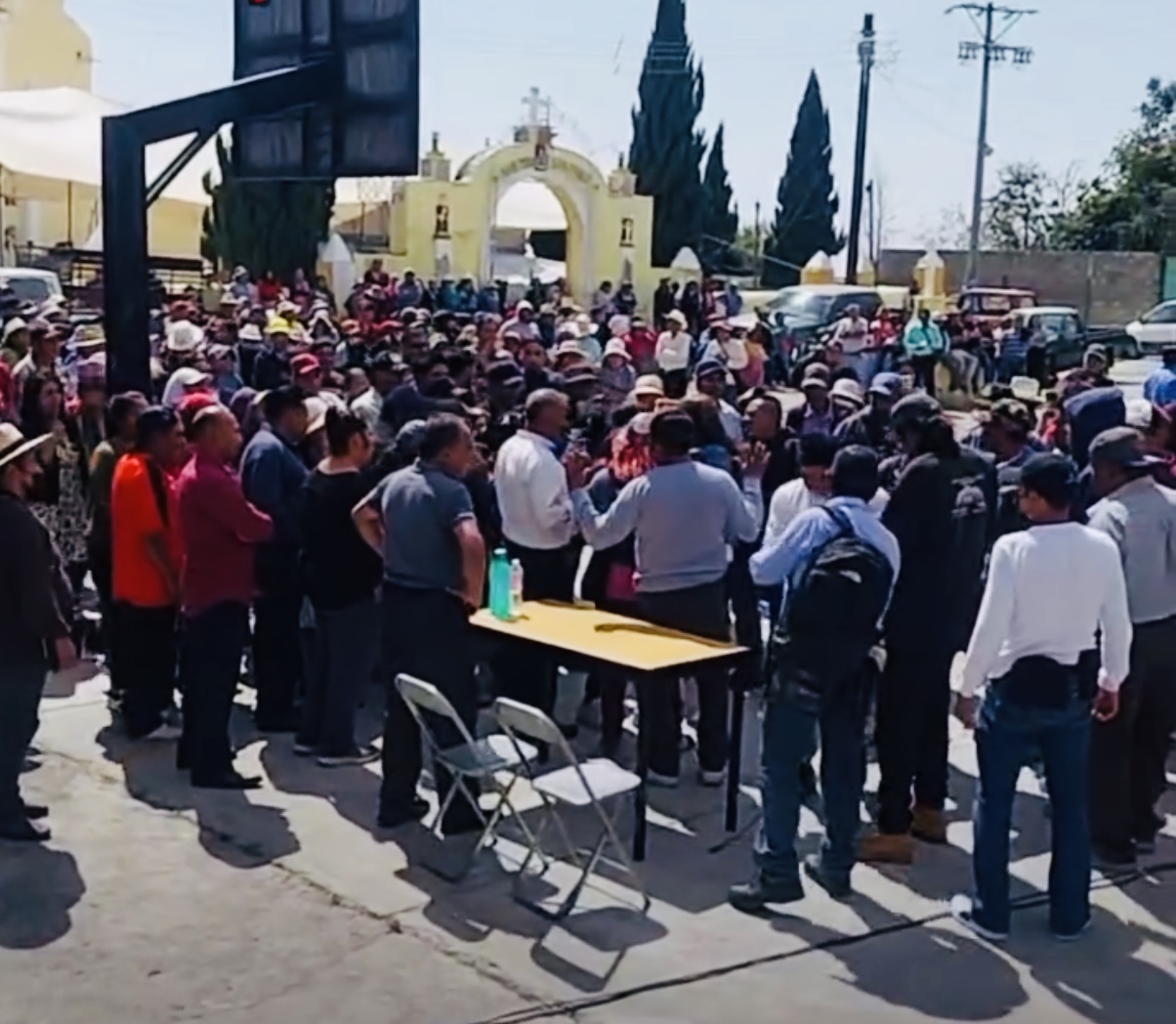 Tensión este domingo en San Pedro Benito Juárez, junta auxiliar de Atlixco