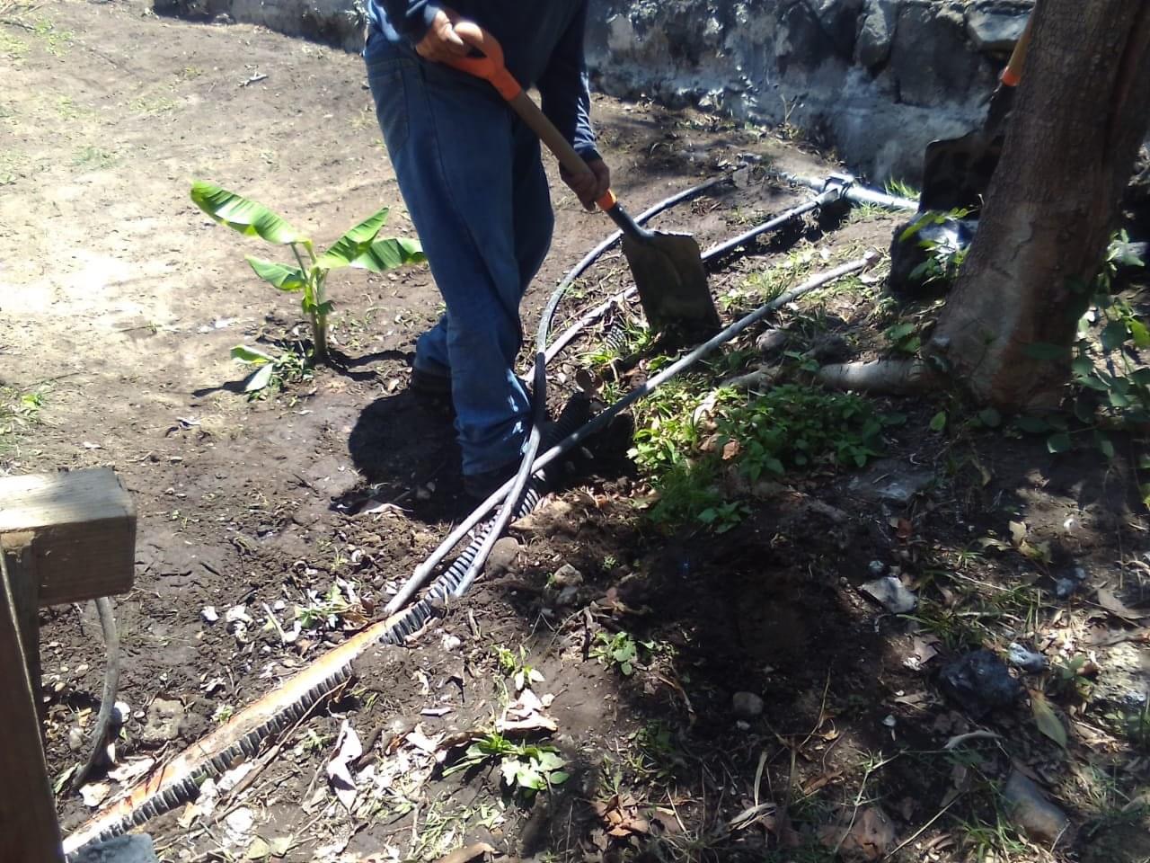 Limpia Soapama canal de agua de una de las colonias más vulnerables de Atlixco