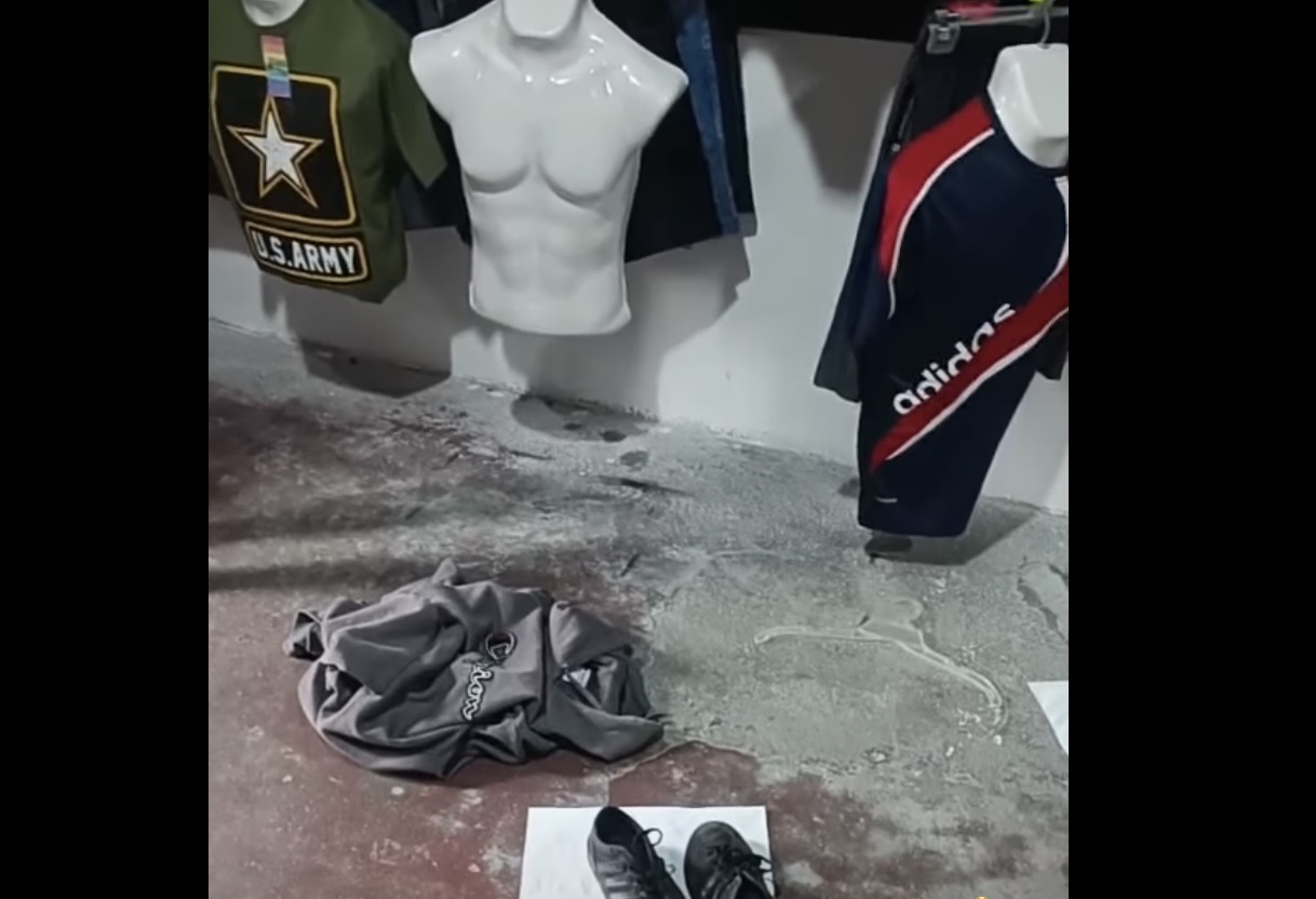 Ladrones de ropa dejan sus prendas sucias en tienda de Atlixco