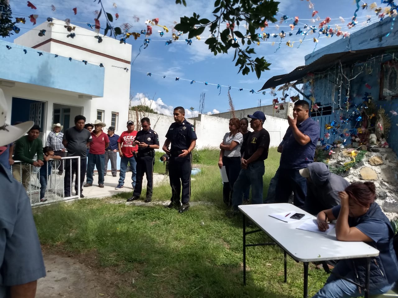 Sin documento oficial toman administración de San Alfonso en Atlixco