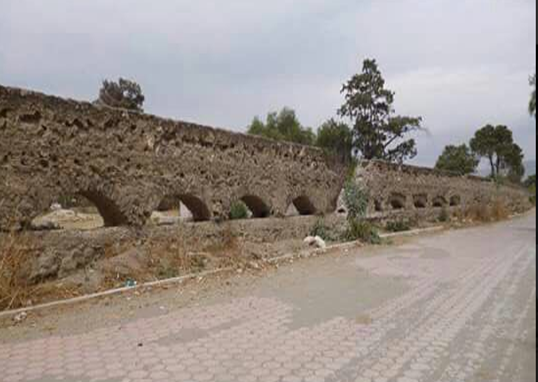 Destruye edil de Quecholac acueducto que data del siglo XVII