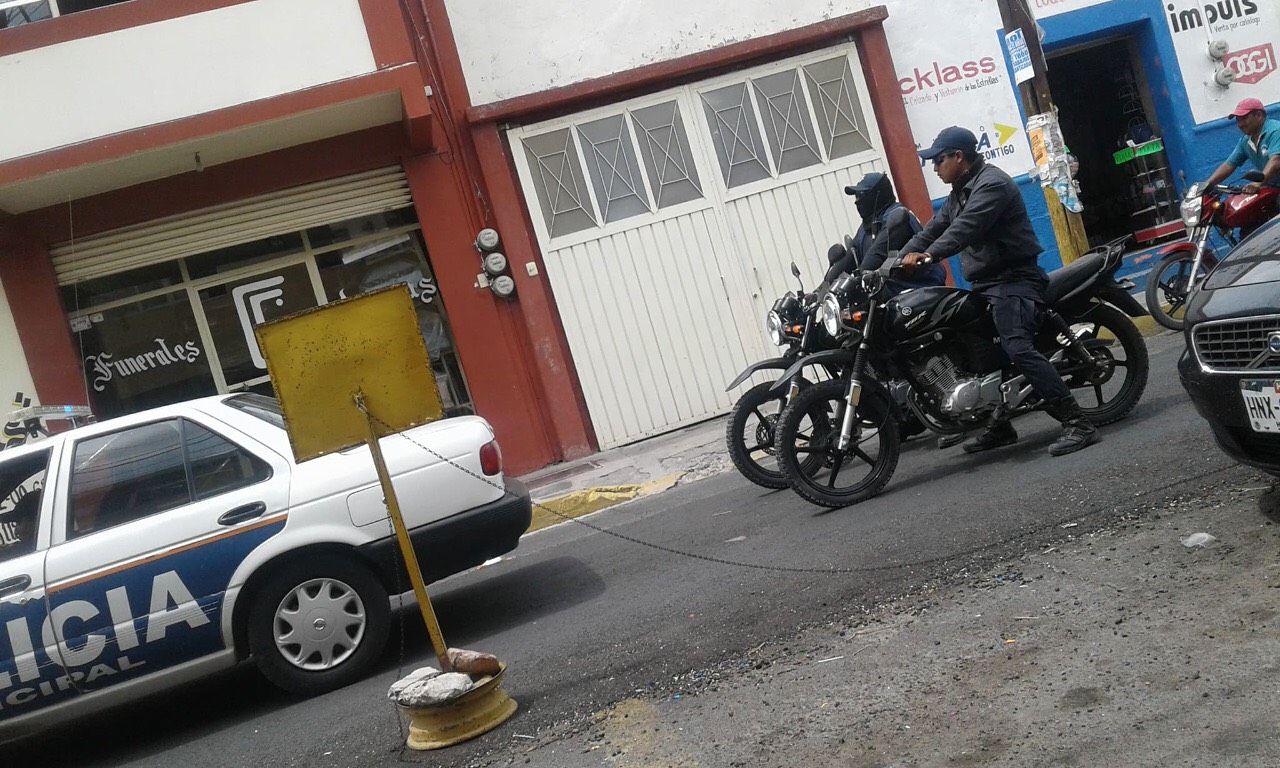Policía realiza operativo por tierra y aire en Tecamachalco
