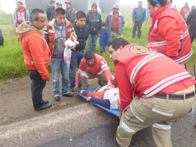 Carambola deja 15 lesionados en la Zacatlán - Chignahuapan