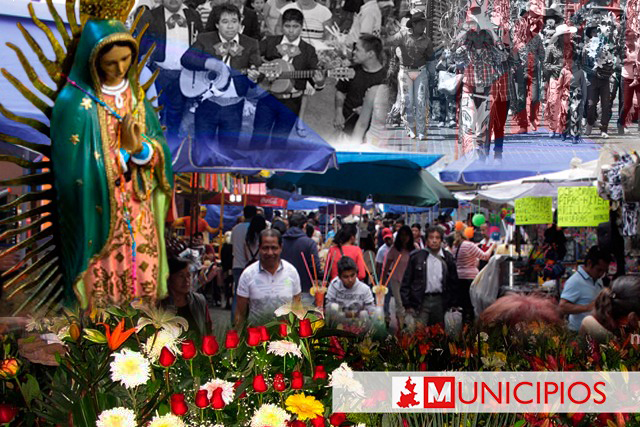A lo grande festejan a la Guadalupana en 5 municipios de Puebla