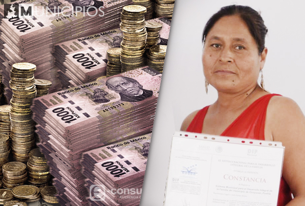Por cargo honorario, gana 45 mil pesos titular del DIF Ocoyucan