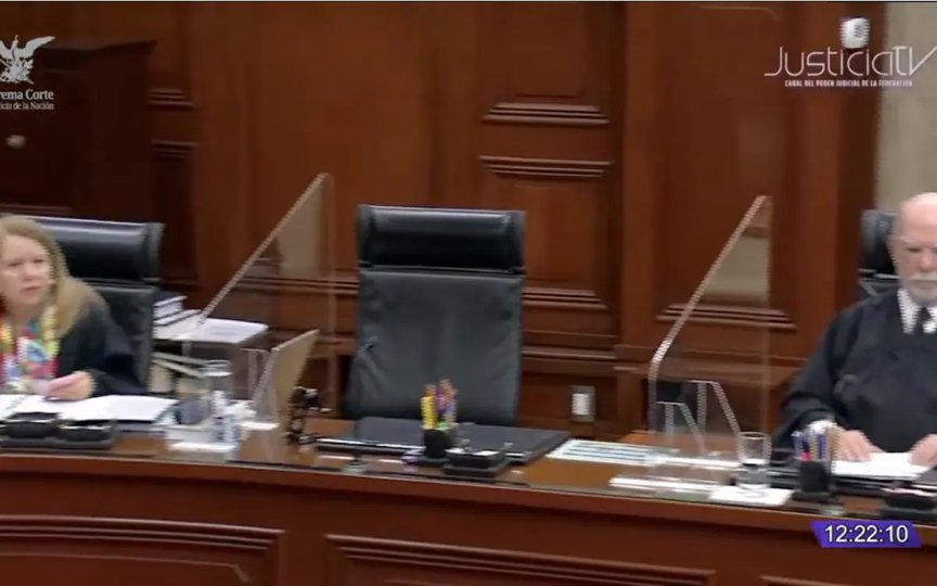 La ministra Yasmín Esquivel no estuvo presente en la sesión de la Sesiona Suprema Corte