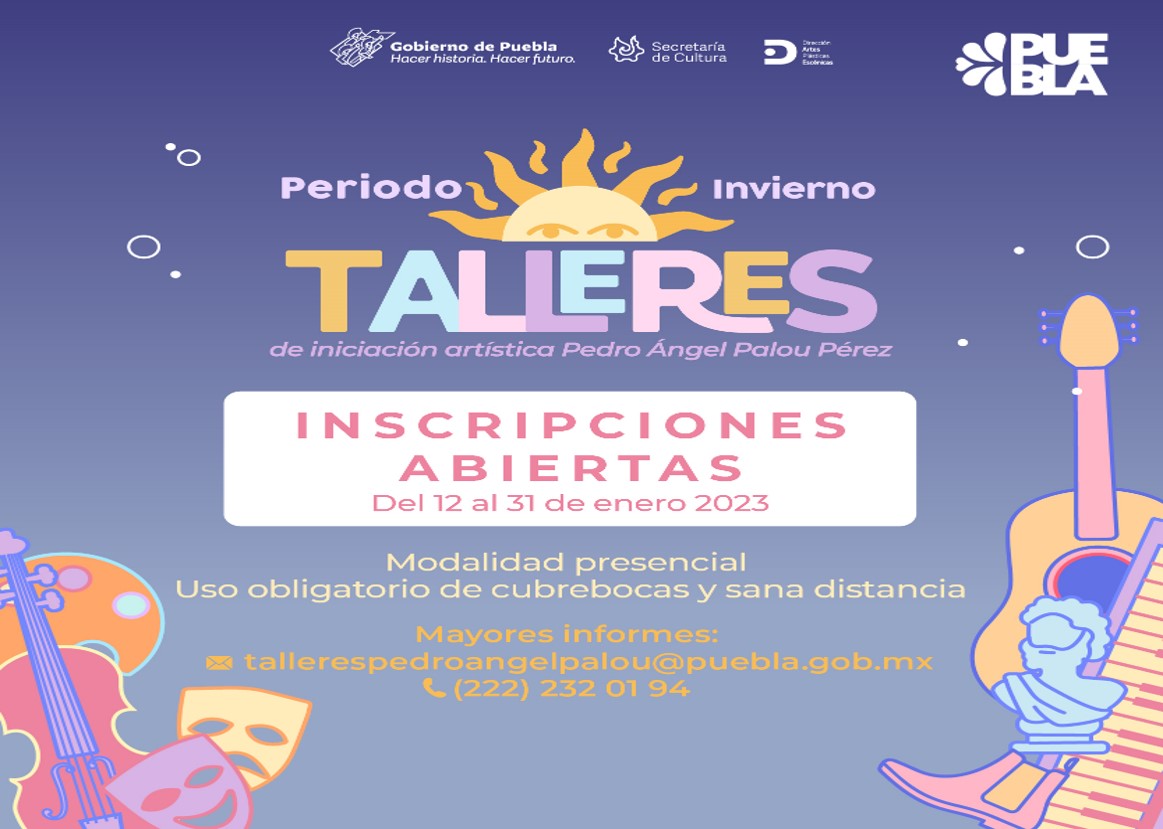 Oferta Cultura más de 30 talleres artísticos para todas las edades