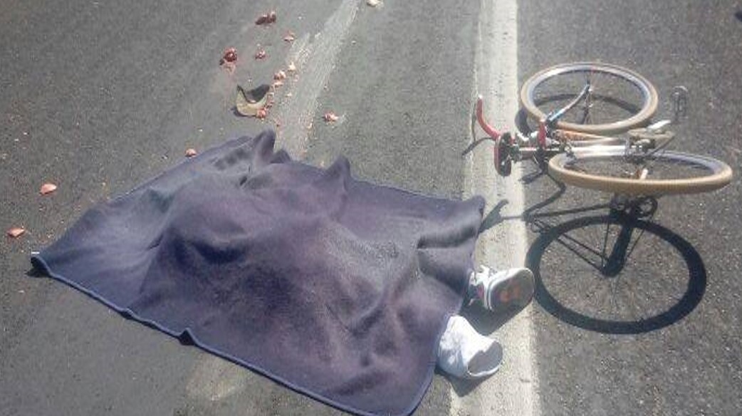 Muere atropellado peregrino ciclista en Izúcar de Matamoros