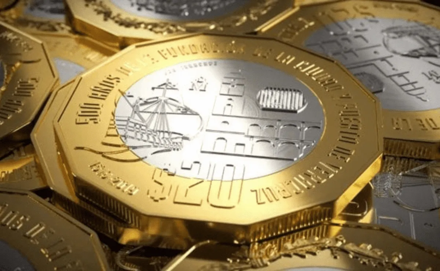 Monedas conmemorativas de 20 pesos que se venden hasta en un millón en internet