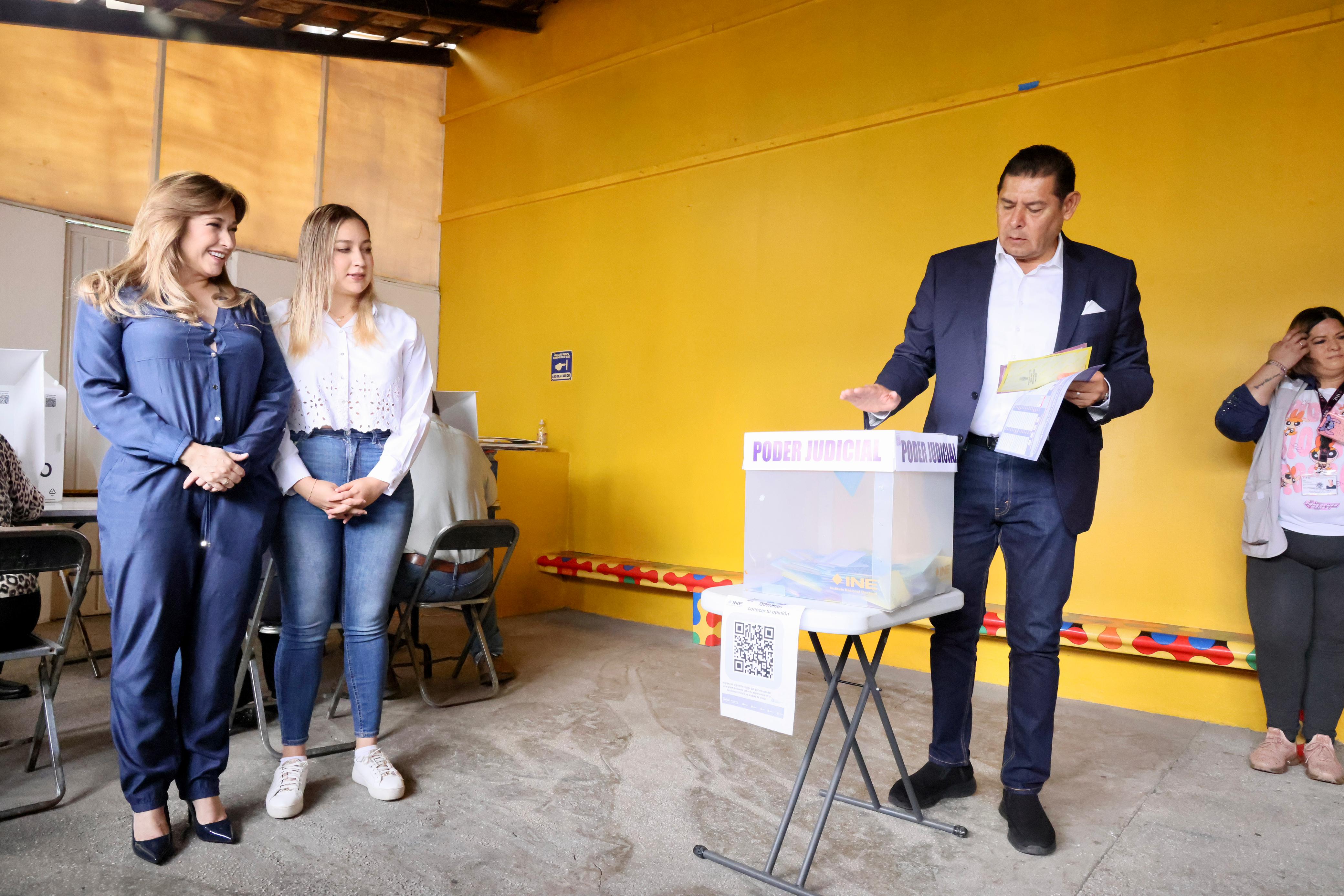 Armenta llama a votar libremente por el Poder Judicial