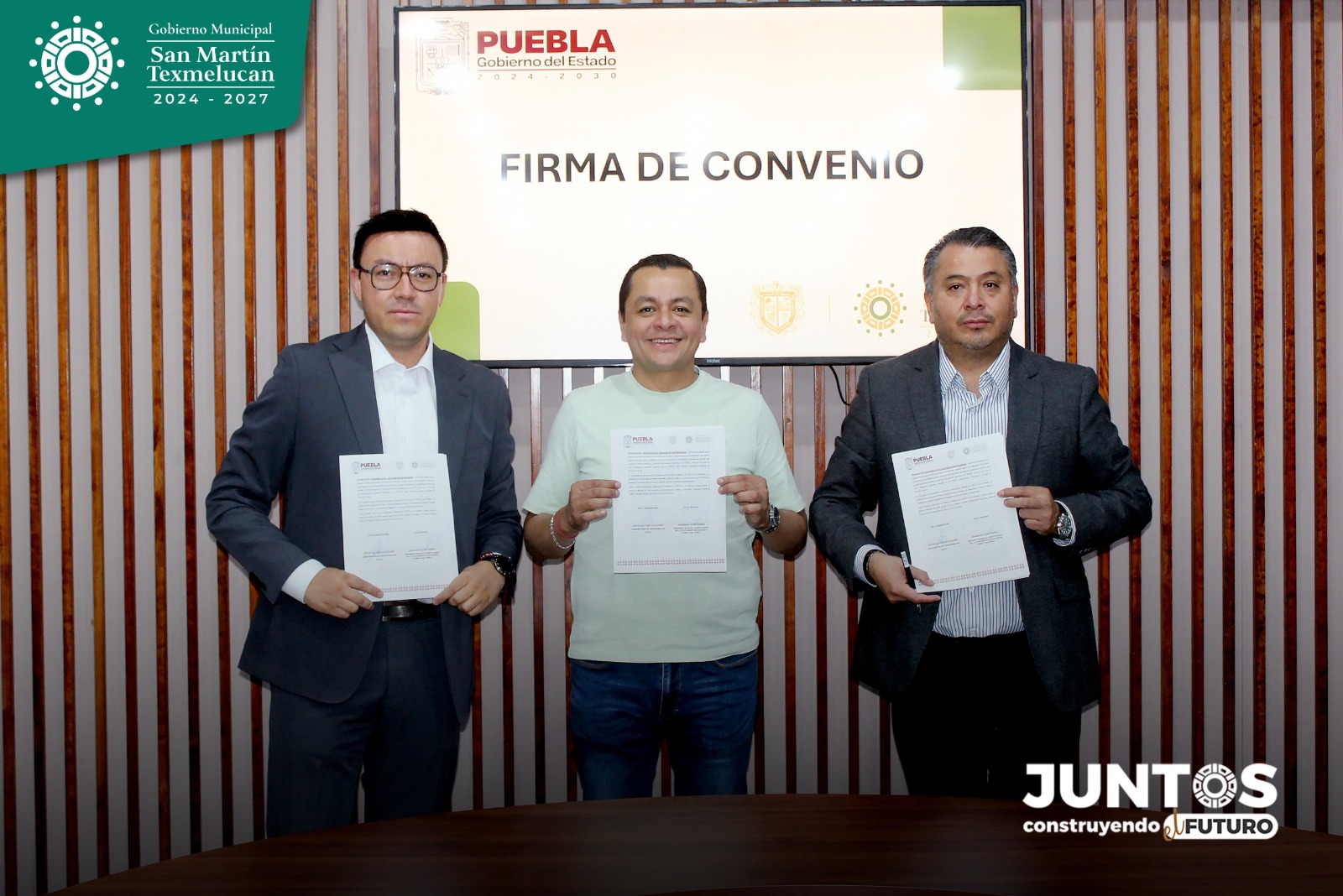 Texmelucan firma convenio de mejora regulatoria con la Subsecretaría de Transformación Digital