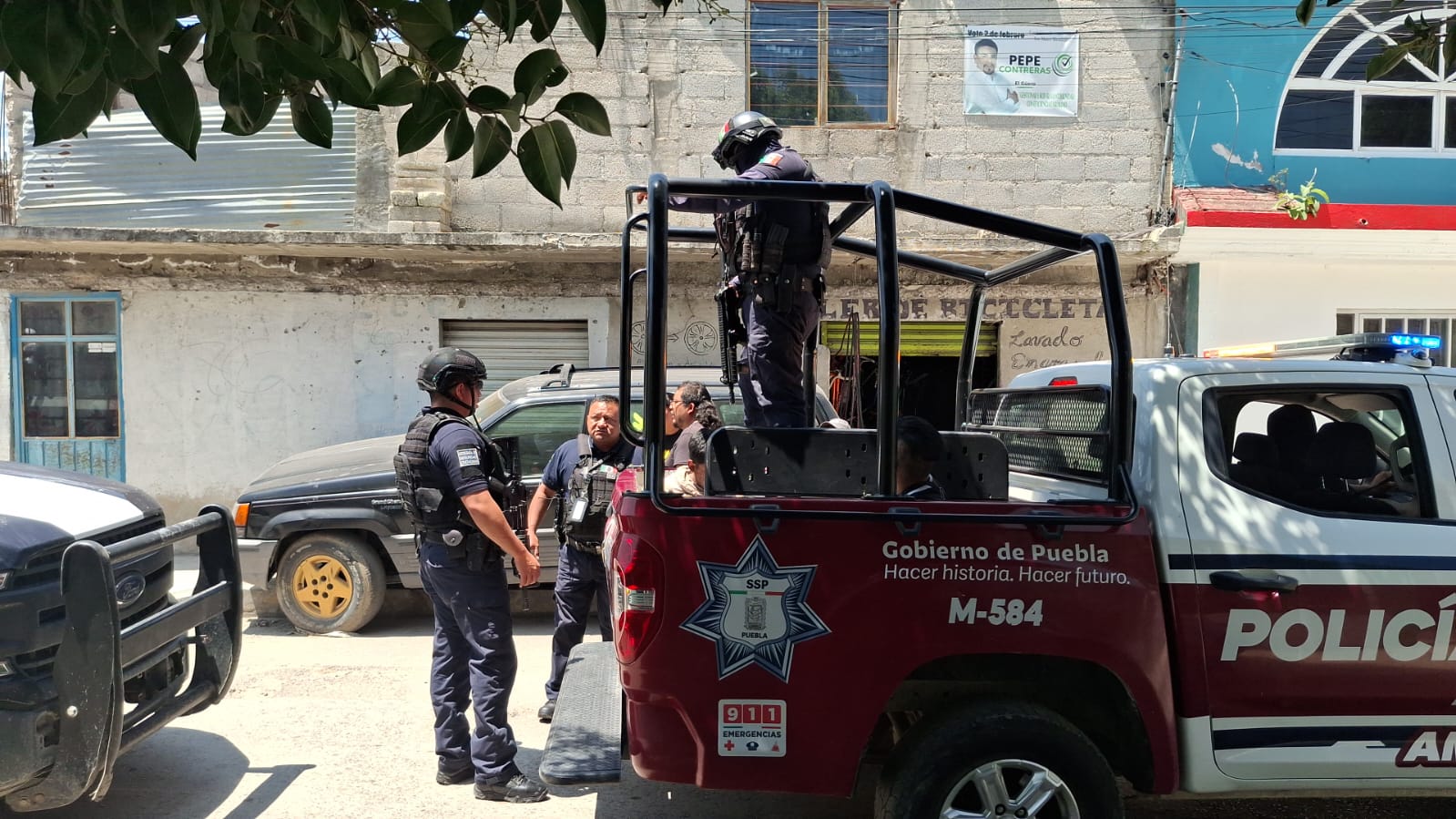 Detienen a dos presuntos ladrones en Amozoc