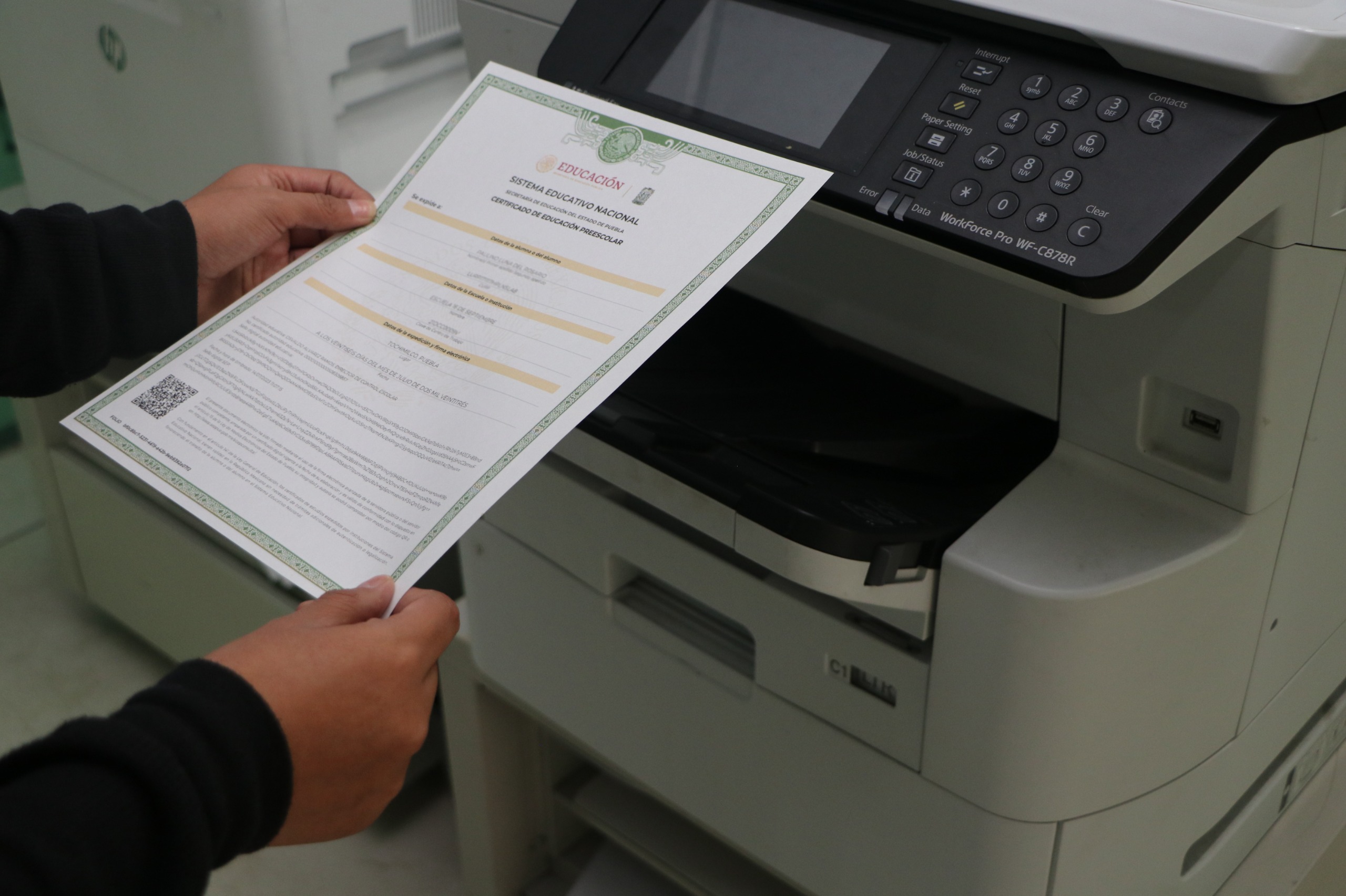 SEP Puebla mantiene su programa de descarga e impresión de certificados