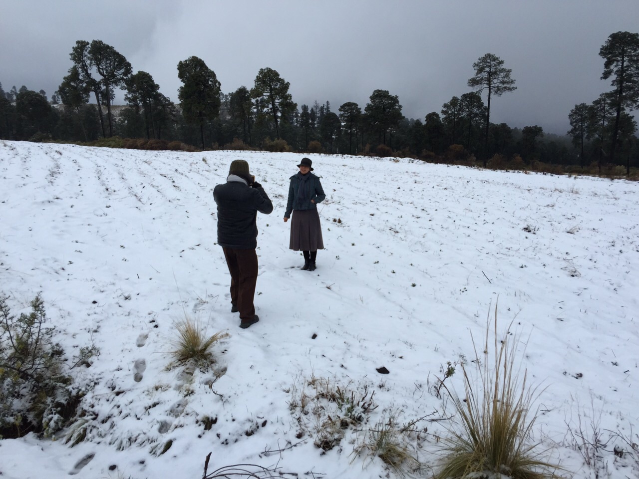 Nieva en Tlachichuca luego de 8 años; también en Río Frío  