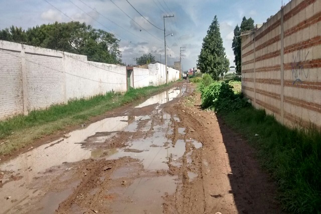 Carecen 50 casas de servicio de drenaje en San Pedro Cholula