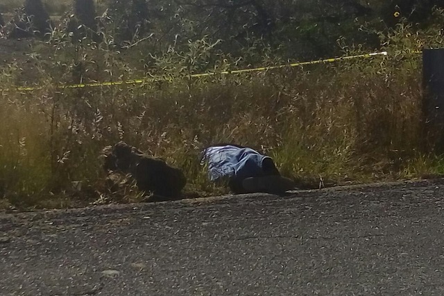 Hallan el cadáver de un hombre en el bulevar al aeropuerto de Huejotzingo
