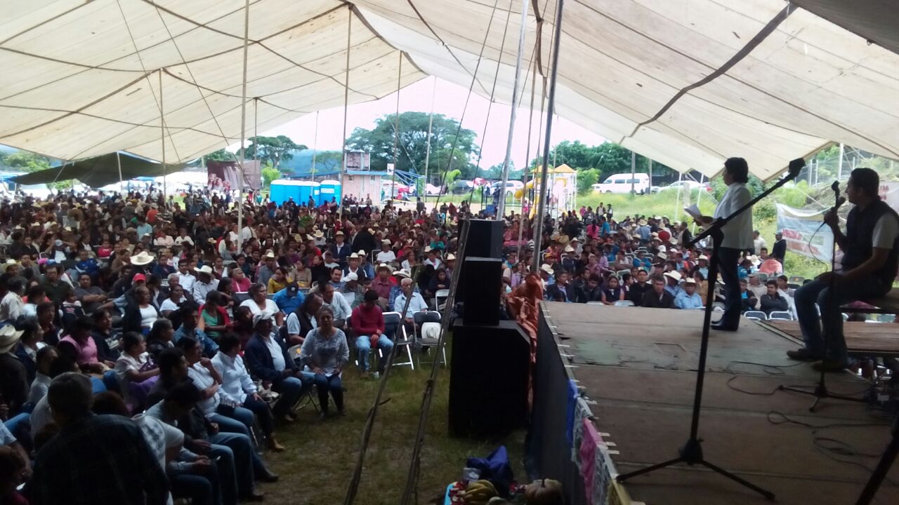 Cabildo rechaza proyectos extractivos en territorio de Hueytamalco