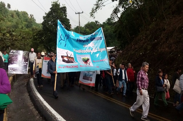 Cabildo rechaza proyectos extractivos en territorio de Hueytamalco