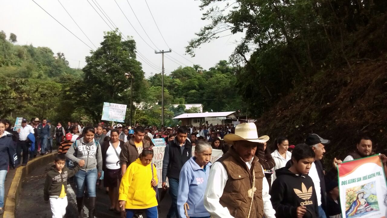 Cabildo rechaza proyectos extractivos en territorio de Hueytamalco