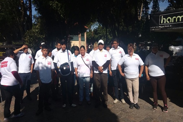 Ahora tianguistas asumen labores de vigilancia en San Martín Texmelucan 