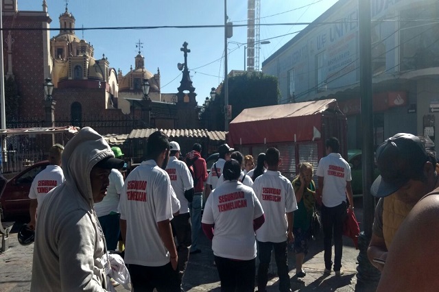 Ahora tianguistas asumen labores de vigilancia en San Martín Texmelucan 