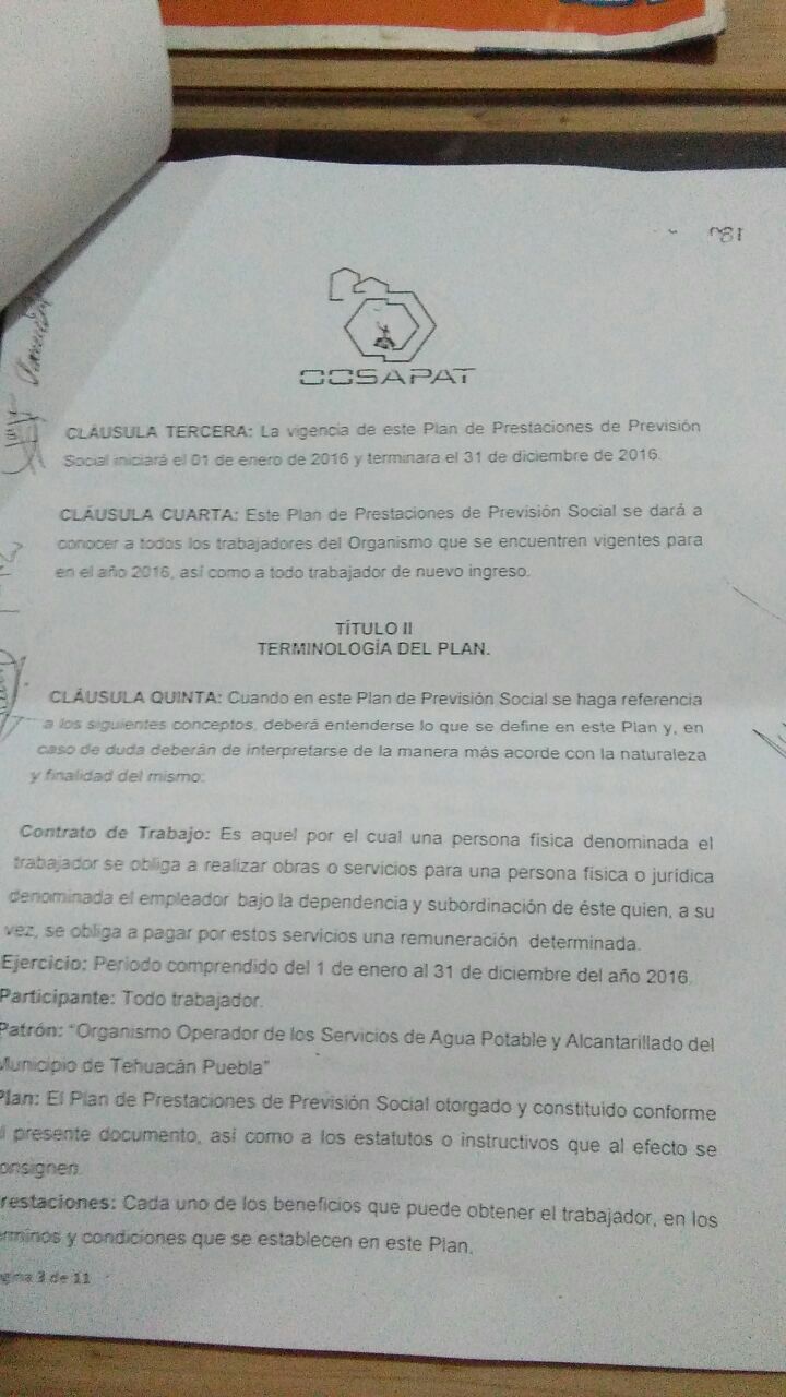 Empleados del Oosapat paran labores para exigir mejoras laborales