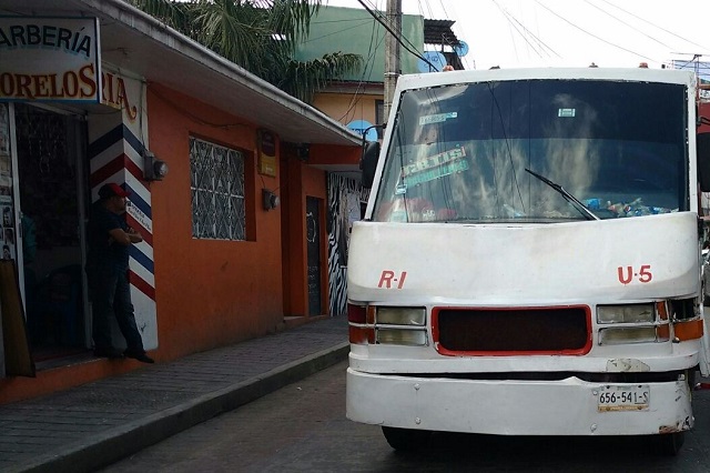 Transportistas se comprometen a no subir precio del pasaje en Huauchinango