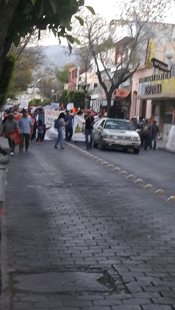 También en Tehuacán hubo protesta contra el gasolinazo y EPN